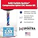 Amana Tool Spektra Extreme Tool Life Coated Solid Carbide CNC Compression Spiral Router Bit, 46172-K, 3/8 D x 1-1/4 CH x 3/8 SHK x 3 Inch Long 2 Flute