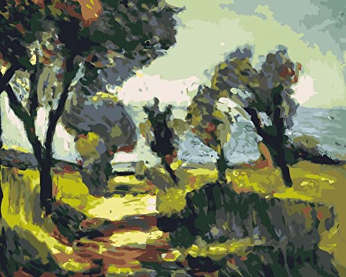 Point de croix kit complet broderie démarrage paysage herbe pour débutant