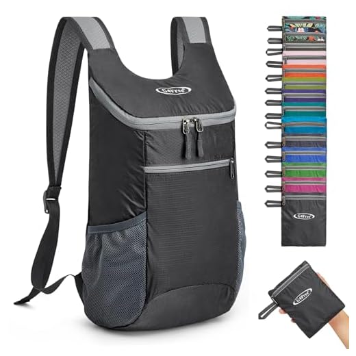 G4Free Lightweight Packable Shoulder Backpack Hiking Daypacks Small Casual Foldable Outdoor Bag 11L