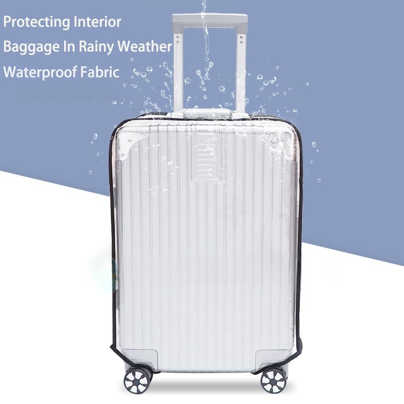 Clear Pvc Luggage Protectors,Clear Suitcase Covers for Luggage,Waterproof,Dustproof, Anti-Scratch Transparent Luggage Cover,Travel Suitcase Protective Cover Case for 28Inch2
