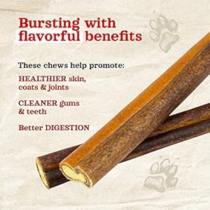 Natural Farm Chicken Stuffed Collagen Sticks with Real Chicken for Dogs (6 Inch, 5-Pack), Rawhide-Free Collagen Sticks, Odor-Free Natural Dog Chews, Long Lasting, for Small, Medium and Large Dogs