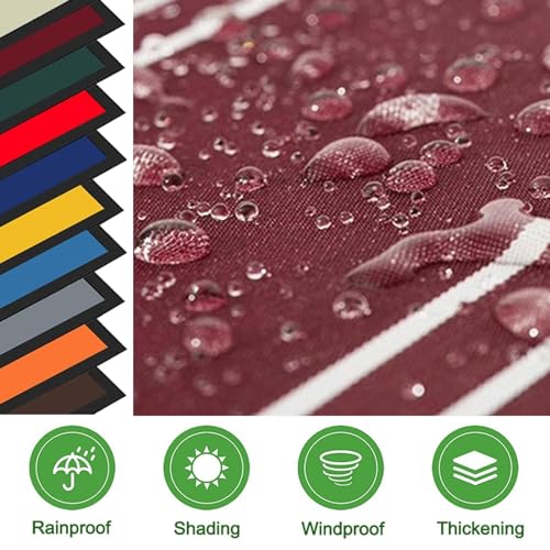 Pare-soleil de terrasse rétractable anti-UV bâche PVC étanche