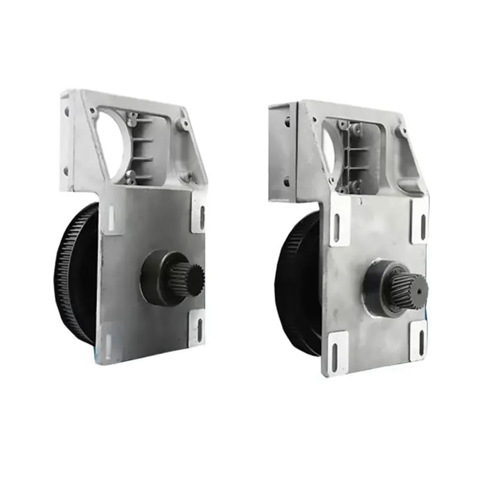 2 réducteurs CNC, rapport 5:1, à denture hélicoïdale ou droite, module 1,25/1,5, pour crémaillère synchrone de 1,5 m ou 1,25 m.,Longueur du guide : hélicoïdal long 14 mm
