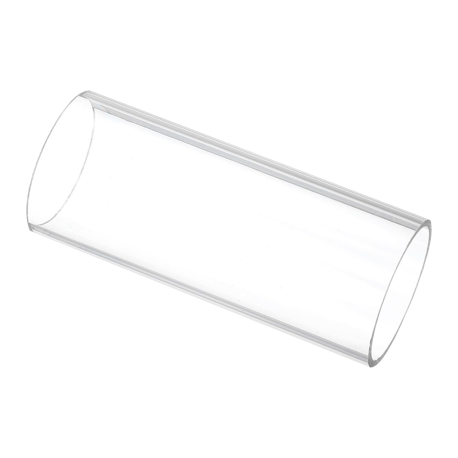 sourcing map Tuyau en plastique rigide en polycarbonate rond transparent 57 mm x 63 mm x 150 mm - Résistant aux impacts - Pour éclairage, modélisme, plomberie d'eau
