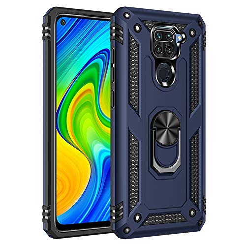 Compatible with Redmi Note 9 2020 Cover,Compatible with Redmi Note 9 2020 M2003J15SC M2003J15SG M2003J15SS Phone Case with Ring Stand 2 in 1 Cases