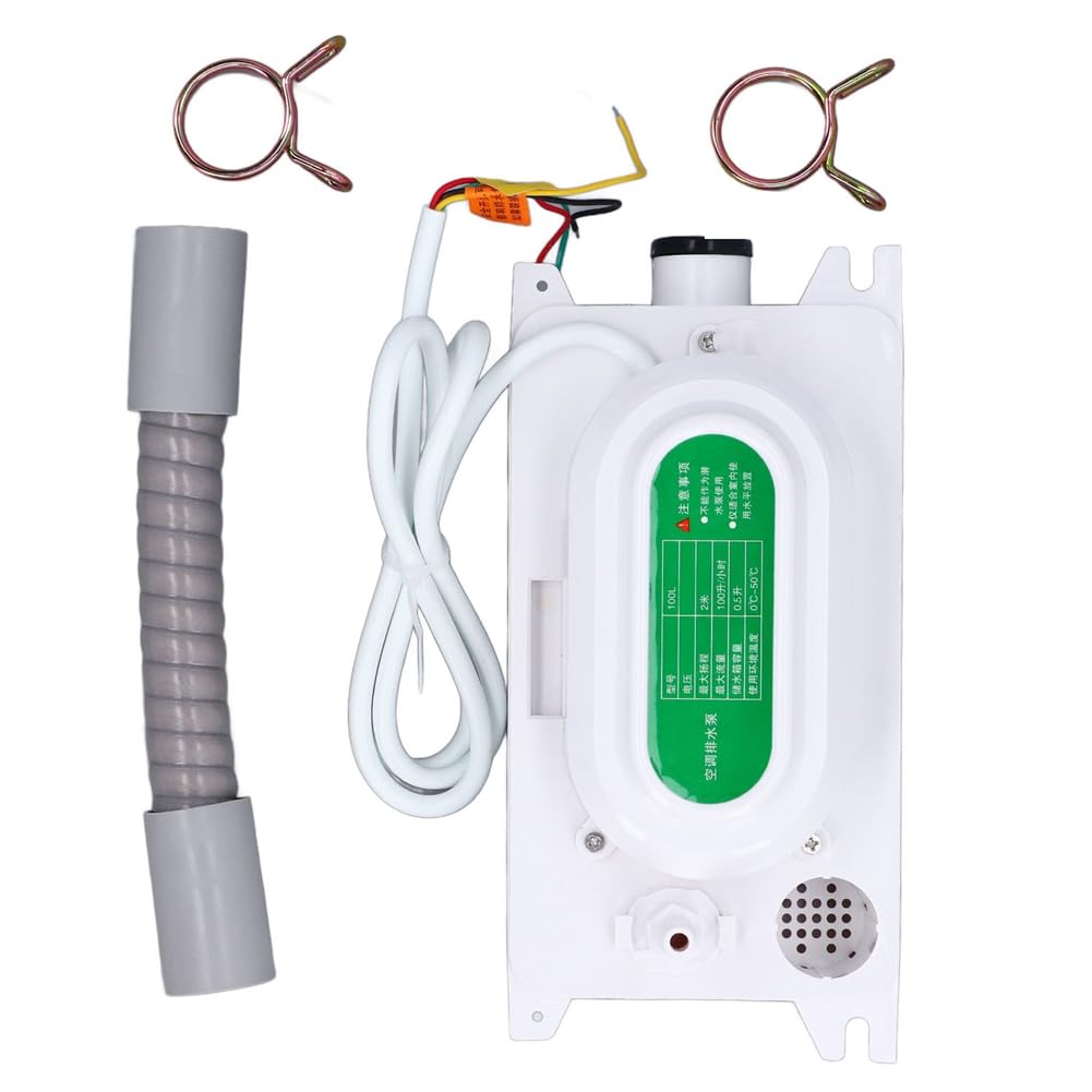 Hndhbfgrt Condensate Pump Automatic HVAC Lift Removal Drain 100L/H with 500ml for Dehumidifier 100‑230V HVAC Condensate Pump