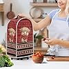 HUISEFOR Christmas Blender Covers for Kitchen Counter Highland Cow Food Processor Dust Cover with Top Handle Decorative Blender Protective Cover for Most Small Kicthen Appliance #1