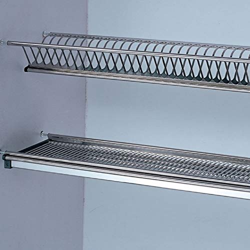 Escurreplatos de Acero Inoxidable para Mueble de 600mm