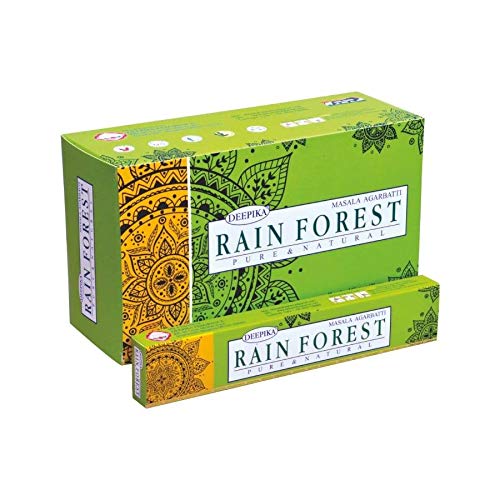 Deepika Räucherstäbchen, Regenwald, 15 g, 12 Packungen Cover