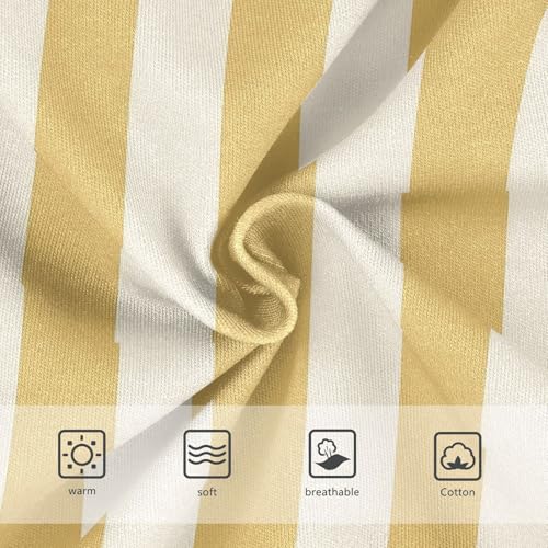 Yellow White Stripe Toddler Girls's Underwear 2T 23008833