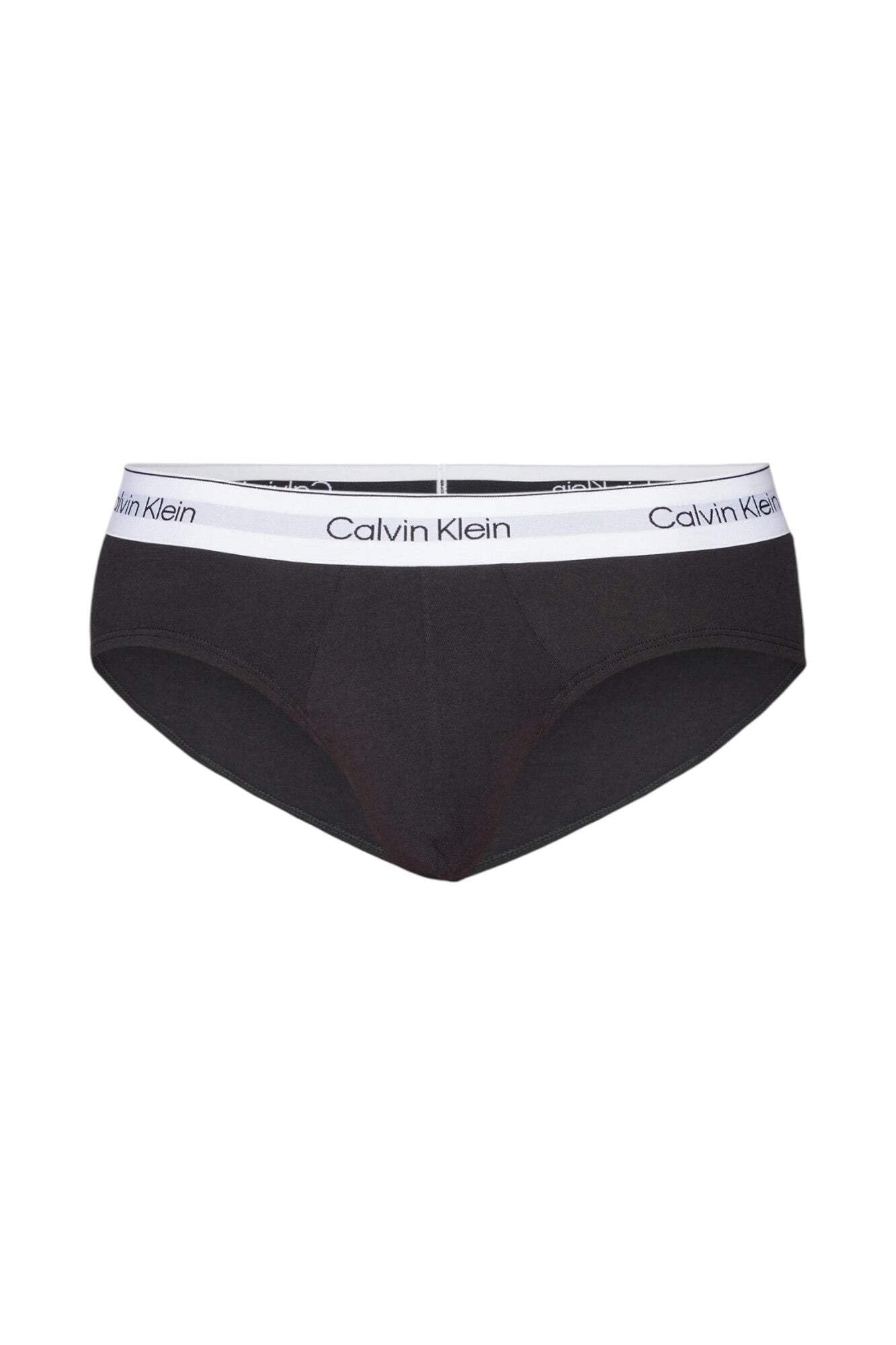 Calvin Klein Men's Black (Black, Black, Black) Hip Brief 3Pk 000Nb3962a, L