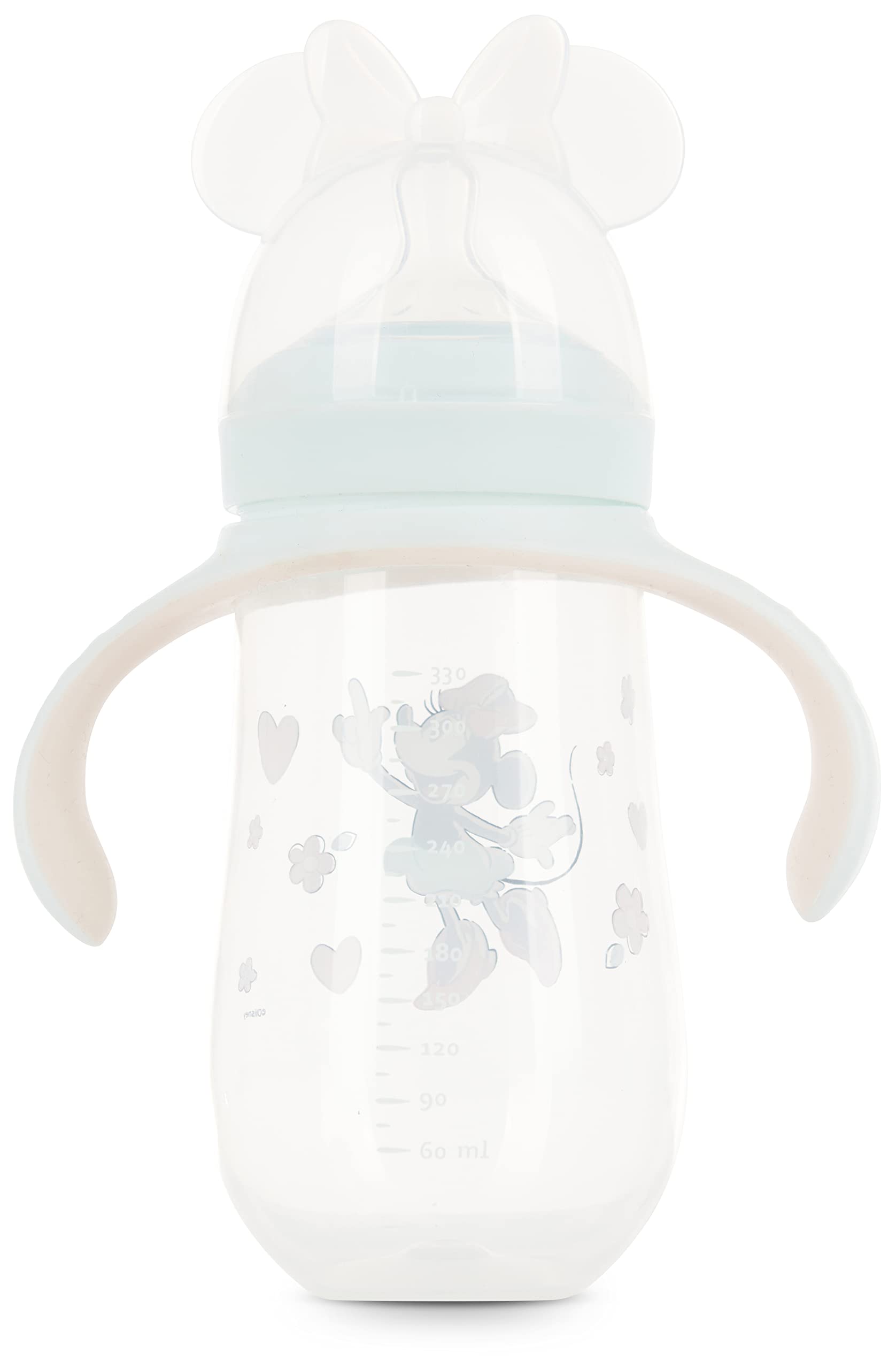 Disney Sippy Cups for Toddlers, Learner Sippy Cups for Kids with Pacifier, BPA-Free Trainer Cup with Handles, Leak-Proof Minnie Mouse and Mickey Mouse Sippy Cups, Perfect Unisex Gift for Children