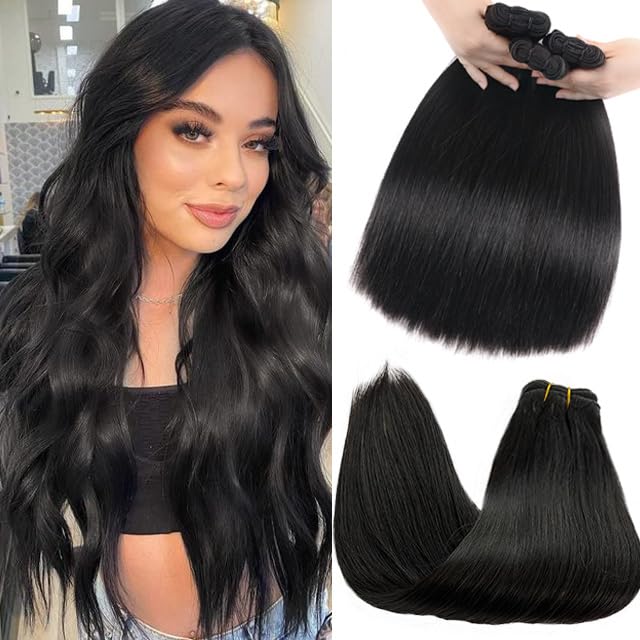 Smartinnov Hair #1 Black Double Weft Sew in Weft