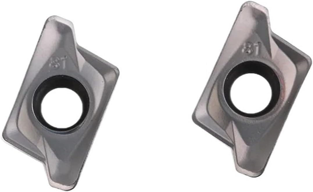 Turning Inserts RT070204R-81 RT100308R-81 LF6018 LF6028 Carbide Insert Shoulder Mill Blade CNC Lathe Cutter Milling Turning Tools(RT100308R-81 LF6018)