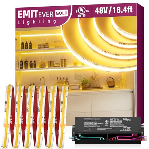 Tira de LED EMITEVER 48V 5m Blanco Cálido Dimmable miniatura 1