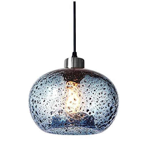 CASAMOTION Pendant Lights Kitchen Island Hand Blown Glass Lighting