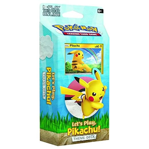 Pokémon POK80615 TCG: Let's Play Pikachu/Eevee Theme Deck (uno al Azar)
