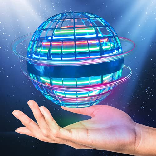 Flying Ball Toys Mini Drone Flying Ball 360Â¡Ã£ Rotating Magic Controller USB Rechargeable Built-in RGB Lights Magic Flying Toys,Great Surprise and Safe Gift for Kids Outdoor Indoor [2021 Upgraded]