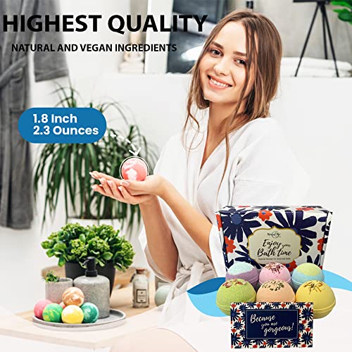 Bath Bombs For Women - 24 Natural And Organic Bath Bombs With Essential Oils And Moisturizing Shea Butter- Bathbombs Gift Set For Relaxation And Stress Relief - Easter Basket Stuffers For Kids, Eggs #TOP4
