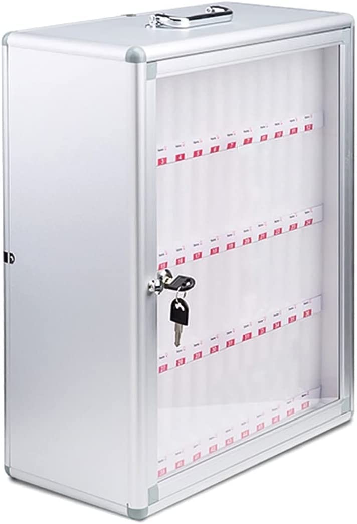 Estaciones de carga para teléfono móvil, 48 ranuras, caja de almacenamiento de aleación de aluminio para teléfono móvil, montaje en pared, caja organizadora de armario para teléfono móvil
