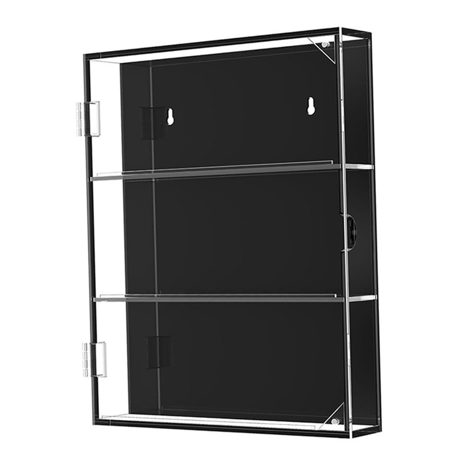 ALCXAZS Visually Striking Sports Card Display Cabinet Designed For Collectors Who Appreciate Clear View And Reliable Trading Cards Storage Collectible Cards , 3 tier
