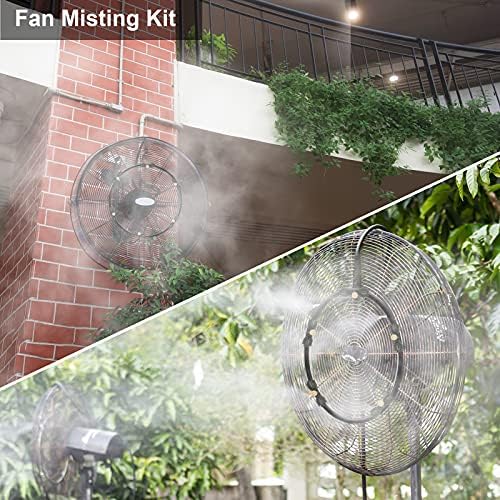 Misting Cooling System, 32.8FT Patio Misting System, Patio Misters for