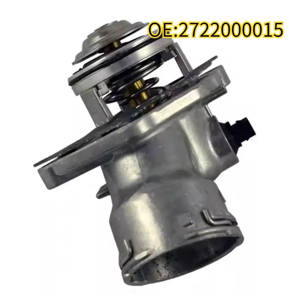 Termostato de refrigerante del motor Para 2722000015 Termostato de motor con sensor Mahler BEHR Adecuado para Mercedes GLK300 ML350 C350 E350 272 refrigerante