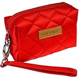 SHANY Limited Edition Mini Tote Bag and Travel Makeup Bag, Cherry Red