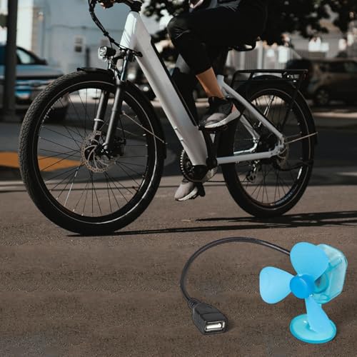 Ventilador de energía eólica USB para vehículos eléctricos y bicicletas, transforma la energía eólica en salida de carga de 5 V para uso móvil