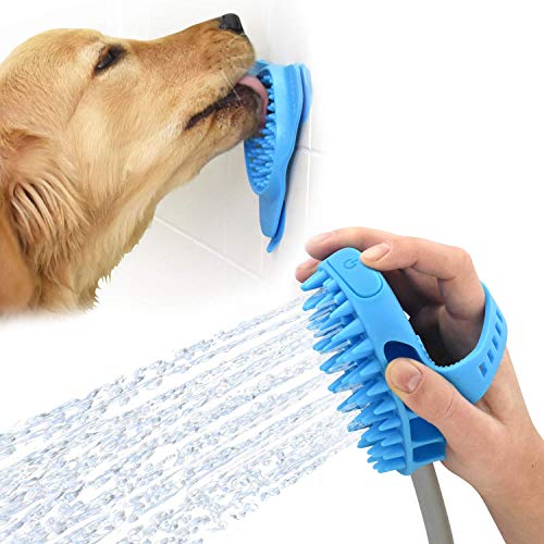 Aquapaw Pro Dog Bathing Tool and Slow Treater Combo -