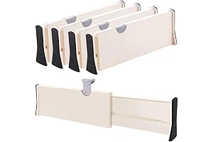 4-Pack Drawer Dividers Organizer Boxes