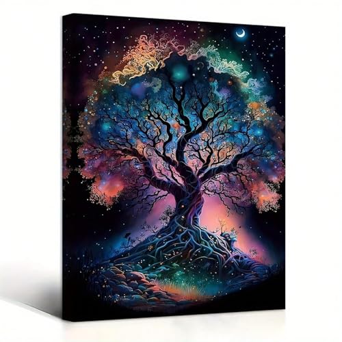 Arbre de vie toile peinte pour sublimer votre décoration de bureau