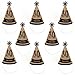 30th Milestone Birthday - Dashingly Aged to Perfection - Cone Happy Birthday Party Hats for Kids and Adults - Set of 8 (Standard Size)