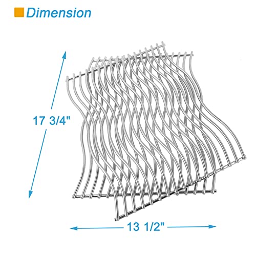 Bbqration Grill Replacement Kit For Napoleon Prestige 500, Built-In Prestige 500, P500Rsibnk-3 Bip500Rbnss-3 Bip500Rbnss-3, S8C011 Cooking Grid, Heat Plate And Burner For Napoleon #TOP2
