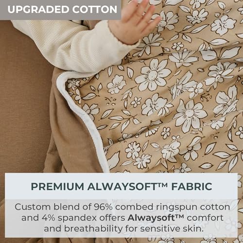 Image of Pobibaby Blanket, Toddler Blanket, 50x50, Soft Cotton (Meadow)