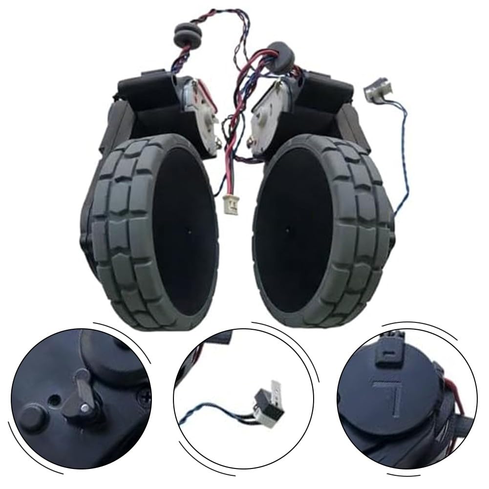 Roue de rechange pour aspirateur robot DX9G gauche droite Noir
