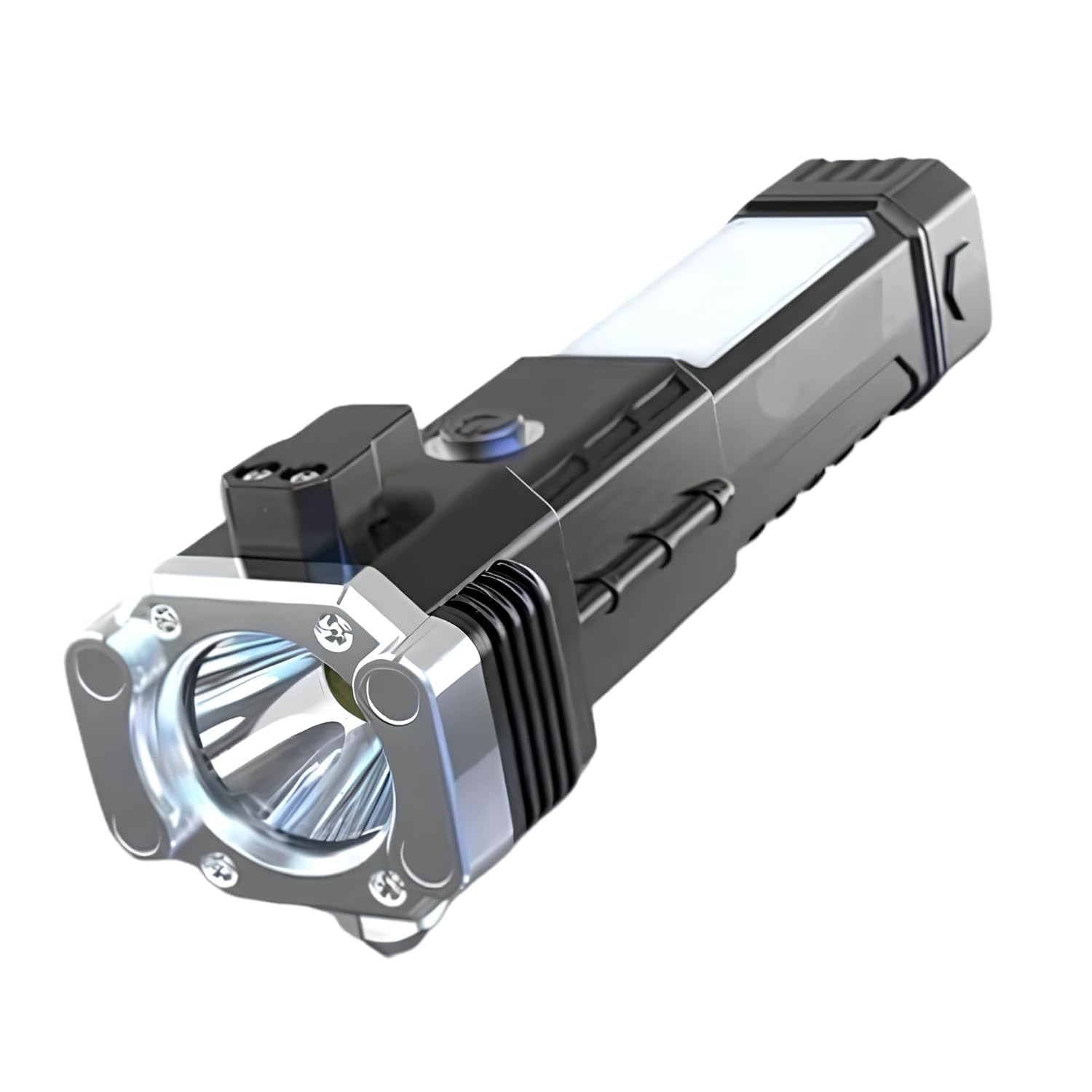 Drumstone (3 Years Warranty 8 in 1 Rechargeable LED Torch Light with Emergency Tools, High Brightness Flashlight, Portable Multi Function Torch for Camping, Hiking, Car Safety-image-16
