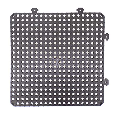 PAMEX Iroko LOSETA Desmontable PLATAKI 30X30 CM - 12 Unidades +1M² Metro Cuadrado (Marrón)