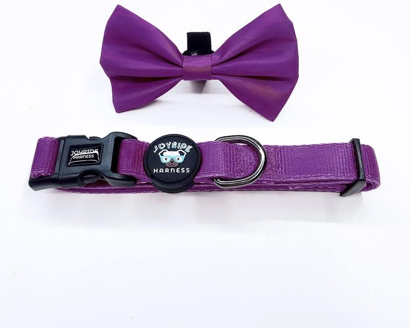 Miniatura 1 de Joyride Harness Collar de perro con pajarita extraíble, ajustable y transpirable para todas las razas de perros, anillo en D fuerte y hebilla