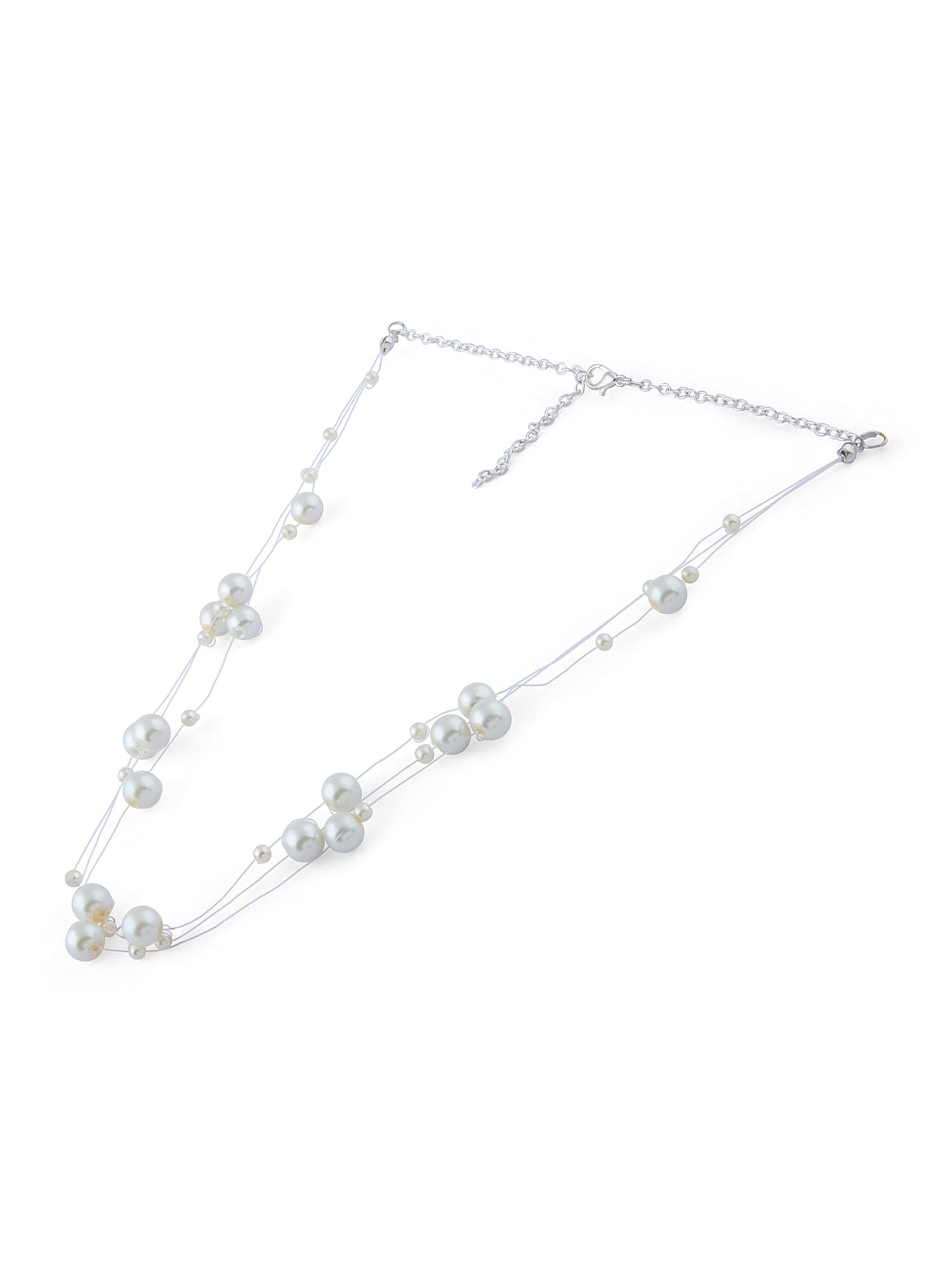 Modern Multistrand Pearl Necklace for Women