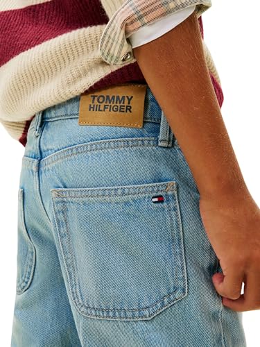 Vaqueros straight fit Tommy Hilfiger de chicos para el colegio y parque 3