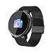 Produktbild RanGuo Bluetooth Smartwatch für Herren Damen Kinder, Outdoor Sports Intelligente Armbanduhr für Android und ios System, Support-Anruferinnerung und Nachrichtenerinnerung (Stahlband, Schwarz)