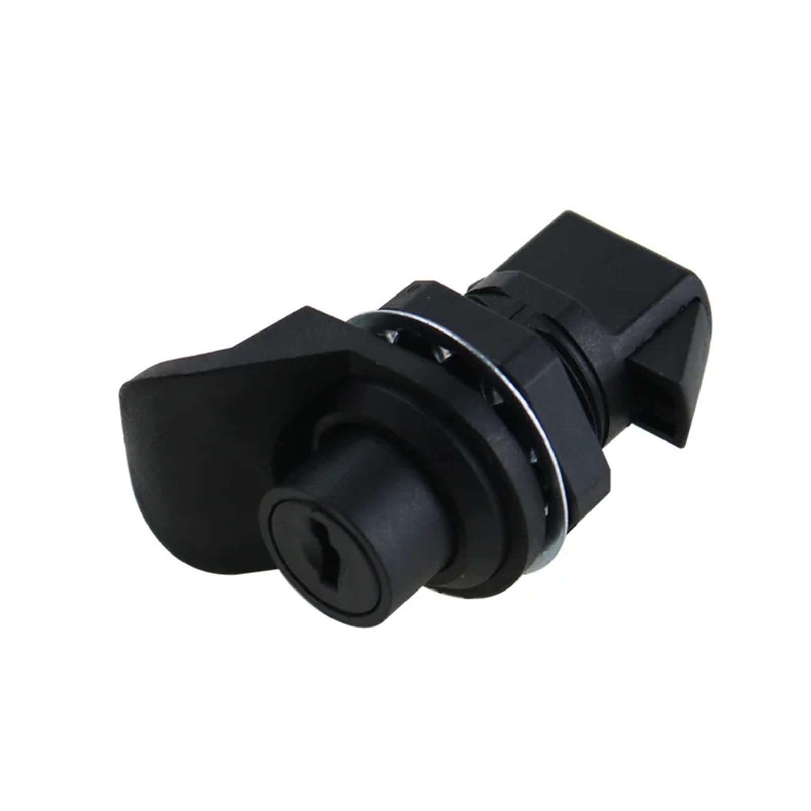 Cerradura oculta empotrada con llave, cerradura de botón empotrada, pestillo for puerta de gabinete, equipo industrial, 1 unidad