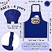 R HORSE Kid Apron and Chef Hat Set - 2Pcs Blue Future Top Chef Adjustable Children Kitchen Toddler Apron with Pockets, Dress up Pretend Play Toy Birthday Christmas Gift for Kid Cooking Baking Painting