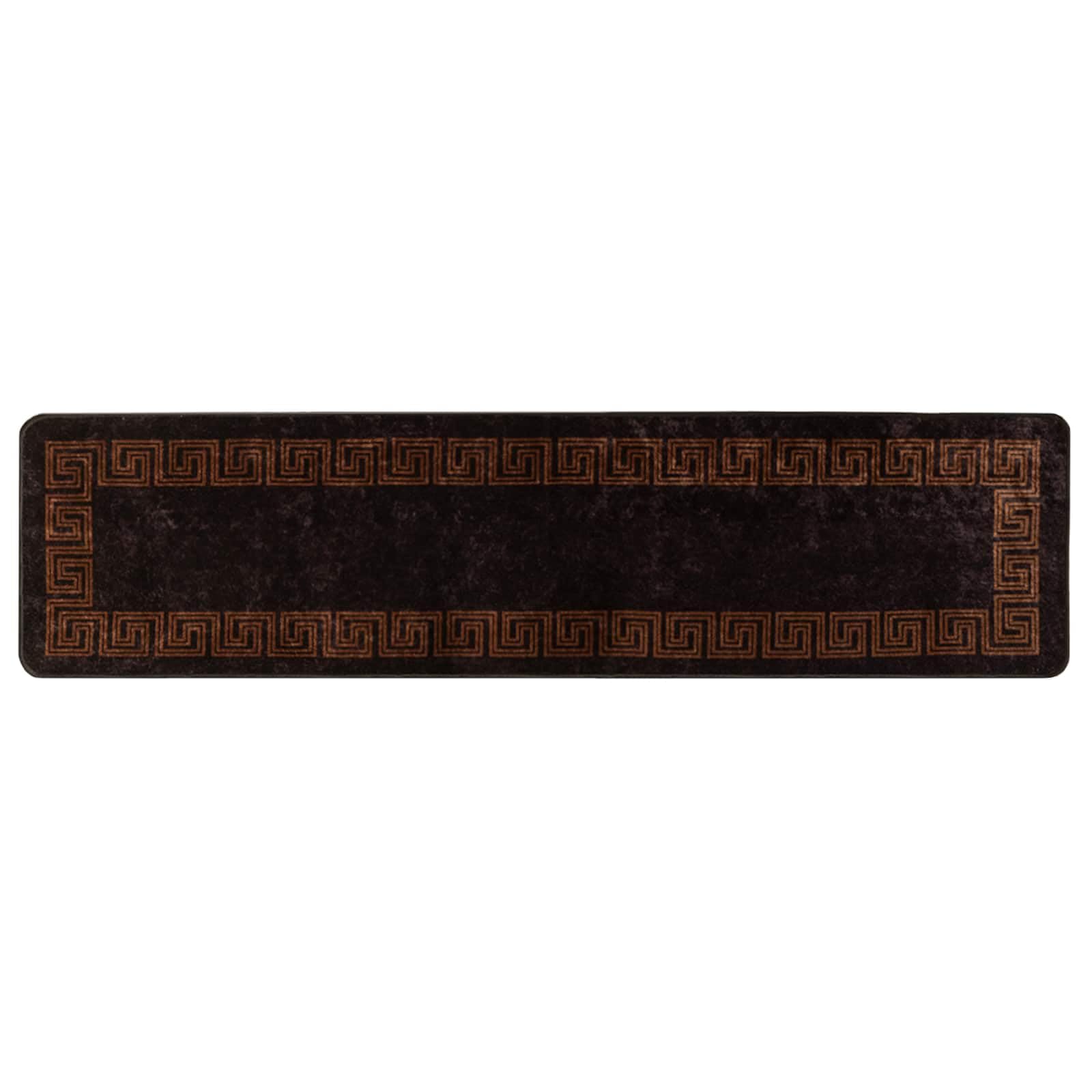 Tapis de passage moderne polyester et PVC pour entrée ou chambre