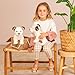 Teddy Hermann 91986 Hundewelpe Russell 25 cm, Kuscheltier mit idealem Recyclinganteil (Füllmaterial)