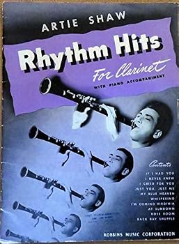 Paperback Artie Shaw Rhythm Hits for Clarinet with Piano Accompaniment Book