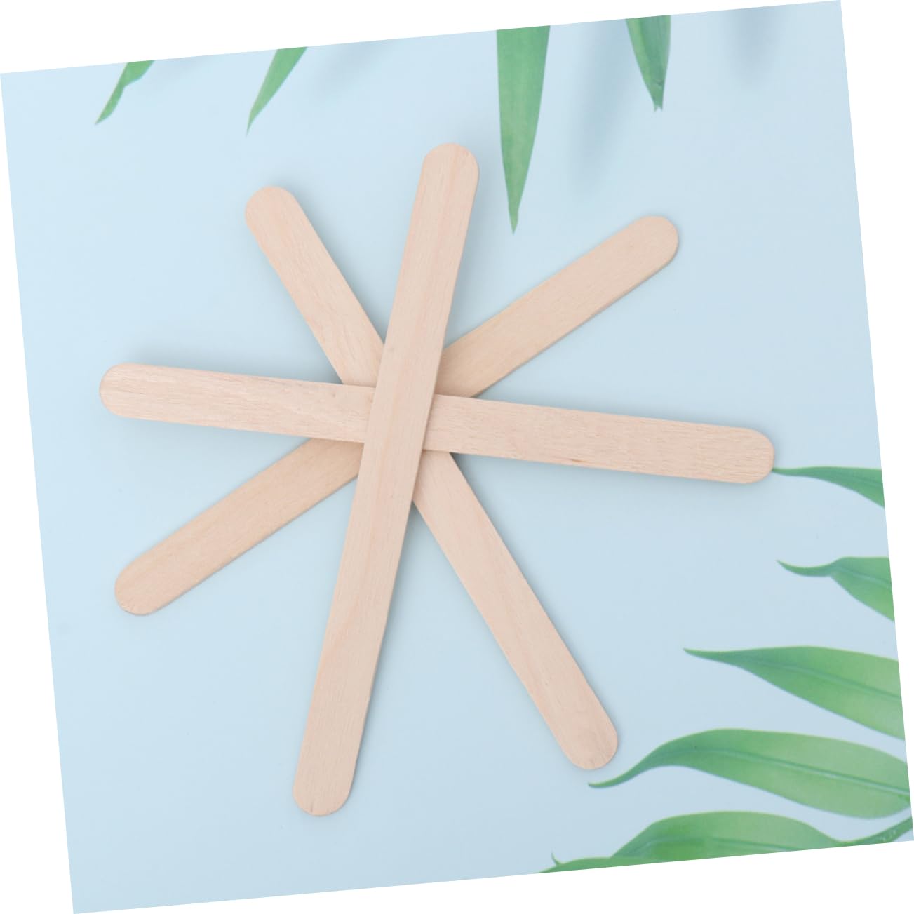 150pcs Wooden Hair Removal Spatulas Body Waxing Sticks Rounded Ends Hair Removal Device for Salon and Home Use