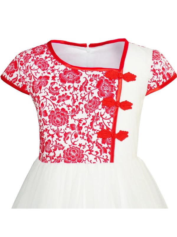 Image of Girl's Synthetic A-Line Maxi Dress