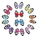 Produktbild 7Rainbow 10 Stück Ripsband Bänder Schmetterlings-Haarspange für Damen und Mädchen, Hochzeit, Dinner-Party, Haar-Clip, Spange, Accessoire(FS063-1)